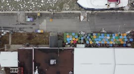 Pancake Ice Stock Footage