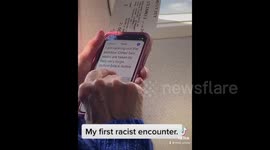Woman types a racist message about my sister and I on a flight from the Cayman Islands