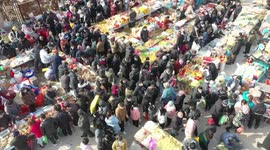 Chinese Welcome Lunar Year of the Rabbit In Zaozhuang