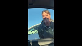 Motorist comes across raging 'Karen' after securing parking space