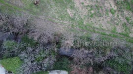 Due to the heavy rainfall and the adverse weather conditions that hit the Campania region, part of the cemetery of the city of Sant'Agata dè Goti collapsed, pouring the nudes and bodies into the Martorano stream below.