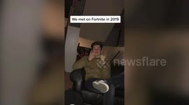 Meet the gamers who fell in love after meeting on Fortnite despite living 1,000 miles apart