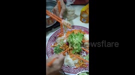 Chinese New Year Reunion Dinner and Prosperisty Toss