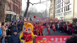 Chinese New Year Parade in West End, London