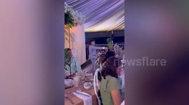 Best man whips out Final Fantasy-inspired 'buster sword' to cut gamer groom's wedding cake