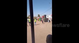 Rally to dismiss the French army in Ouagadougou, Burkina Faso