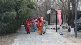 Folk Artists Perform In Xi'an, China