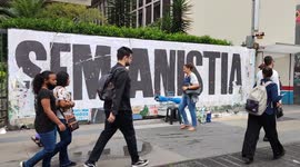 Scandalous banner with the words 