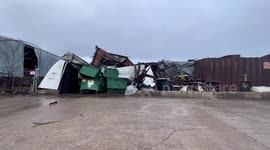 Debris strewn across streets as tornado ravages Pasadena, Texas