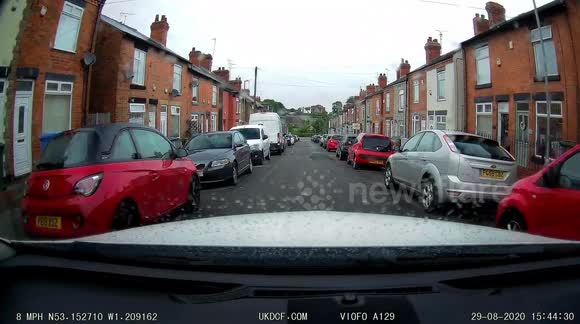 Wreckless Idiots ride MOTORBIKE ON PAVEMENT at high speed only a couple of feet away from people's front doors!!
