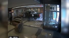 Man purposely drives truck into Colorado police department lobby 'in order to be heard'