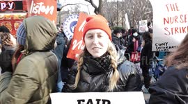 MORE THAN 7,000 NEW YORK CITY NURSES GO ON STRIKE
