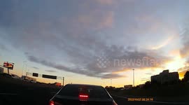 Accident: Car Comes From Behind and Bangs into Toyota