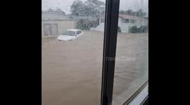 a compilation of the Clover drive Flooding Auckland NZ 27th Jan 2023