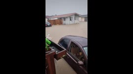 Tiktok captures intense flooding slamming Auckland, New Zealand