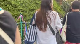 Australia: Ribbons Tied Onto Fence Of St Mary’s Cathedral As Support To Sex Abuse Victims