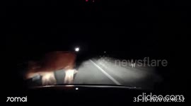Close Call: Driver Narrowly Avoids Crashing Into Cows