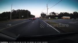 Accident: Two Cars Locked in a Head On Collision