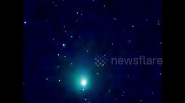 Stunning close-up of Green Comet from Kent, UK