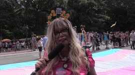 Interview with transsexual pastor Jacque Chanel in Sao Paulo, Brazil