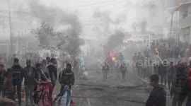 Beit Lahiya - Protests following the decision to annex part of its lands to the influence of other municipalities