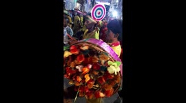 People Enjoy Cultural Programmers In day time of Sambalpur Hindu Festival .