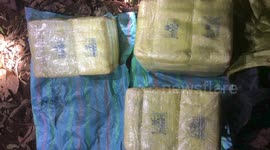 Soldiers seize 19 bags of crystal meth after clash with suspected smugglers in notorious 'Golden Triangle'