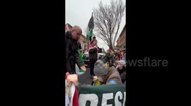 Emergency Protest for Palestine speech in New York, USA