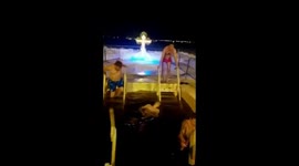 Man almost drowns during Epiphany bathing in ice cold waters in Russia