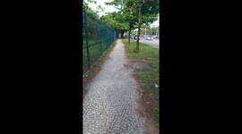 Walking through the streets of Barra da Tijuca in Rio de Janeiro