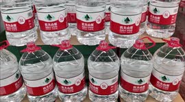 Nongfu Spring Water Displayed At A Supermarket In Yichang, China