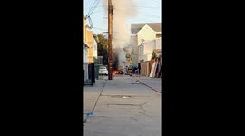 Spontaneous Vehicle combustion in residential area
