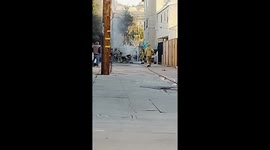 Sherman Street, spontaneous Vehicle combustion in residential street