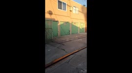 Sherman pl spontaneous Vehicle combustion in residential street