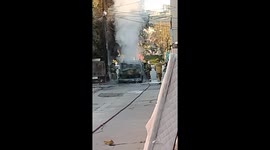 Spontaneous Vehicle combustion in residential street on Sherman pl