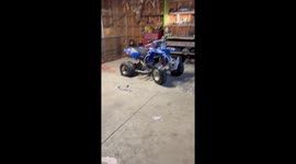 10 y/o who had given up on his ATV dreams after accidentally hurting his little sister, gets surprised with a safer 4-wheeler!