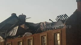 The Kings Hotel is still in ruins after a kitchen fire destroyed the grade 11 listed building