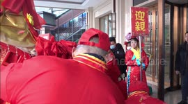 A Couple Marries in A Traditional Way in Yichang, China