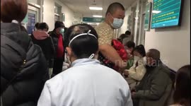 Patients Line Up At Xuanwu Hospital in Beijing, China