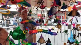 Craft stall in Sao Paulo, Brazil