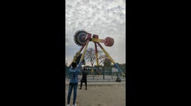 Hi i am in my City Park And There i saw yesterday this big toy getting joy to people but i feel this can b more risky and terrible if it falls down