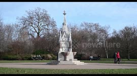 Drinking Fountain Statue within Regents Park that was made by Cpwasji Jehangir Readymoney, London, United Kingdom