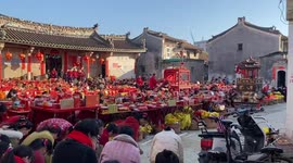 Spectacular Scene – Hokkien People Celebrate “Bai Tian Gong” on Hokkiens’ New Year