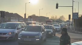 Protesters block busy A30 road in Ashford after Surrey schoolgirl attacked by gang