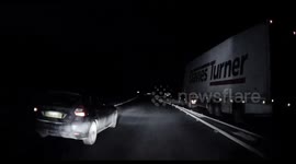 Shocking Road Rage Incident Captured on Dashcam: Reckless Driver Nearly Causes Catastrophic Crash on UK Motorway