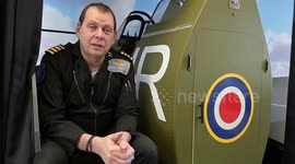 Grandfather spends £30k building Spitfire simulator in his tiny garden shed