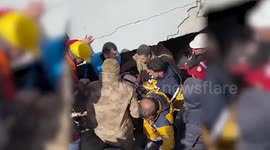 Turkish Emergency Services Are Continuing To Pull People From The Rubble In Hatay