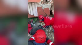 'I love you' woman tells rescuers as she is pulled out of rubble in Turkey
