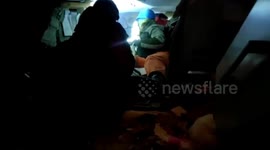 Seven-Year-Old Is Slid Through Rubble After Three Days Trapped In Adiyaman, Turkey