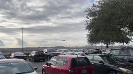 Watch as rare Kelvin-Helmholtz clouds provide a dramatic setting for F-22 Raptor's flight in Georgia, USA